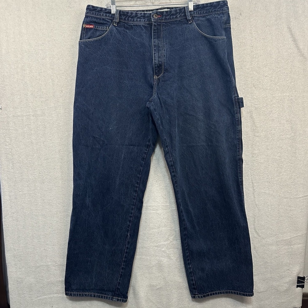 Ecko Unltd Foundry Fit Carpenter Fit Jeans Heavy Dark Wash 42X30 Baggy Y2K Skate